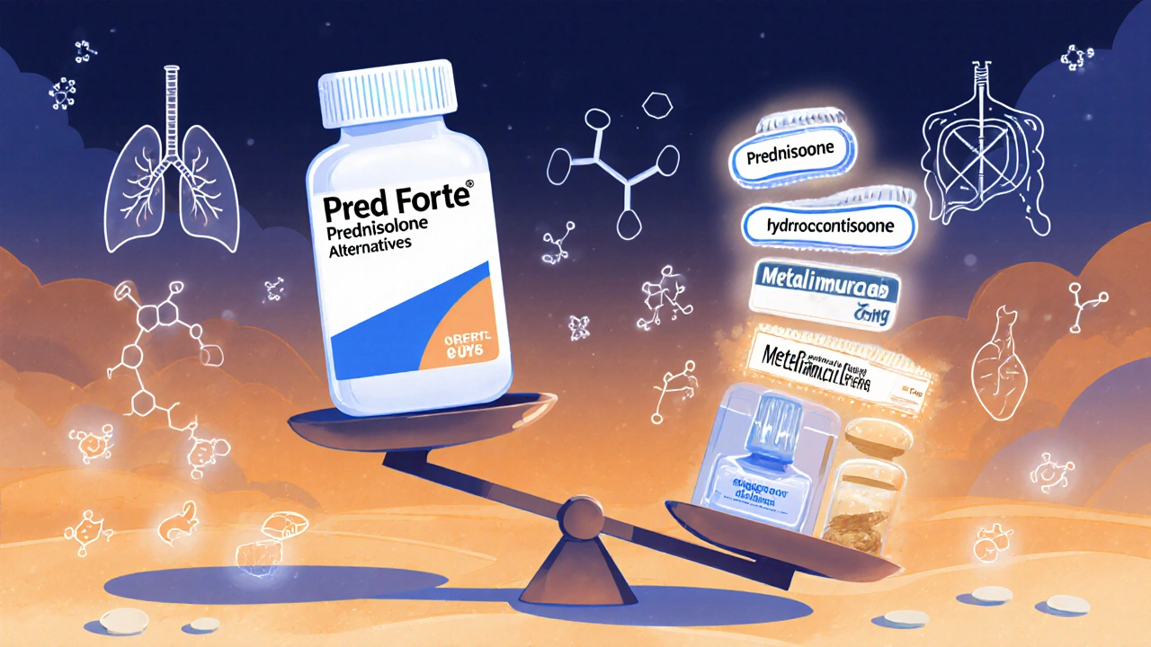 Comparez Pred Forte (prednisolone) avec ses alternatives