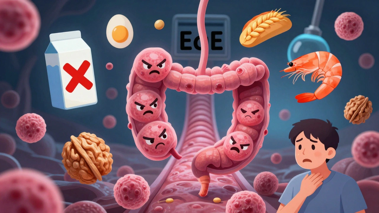 Ésophagite éosinophilique : déclencheurs alimentaires et suspensions stéroïdiennes