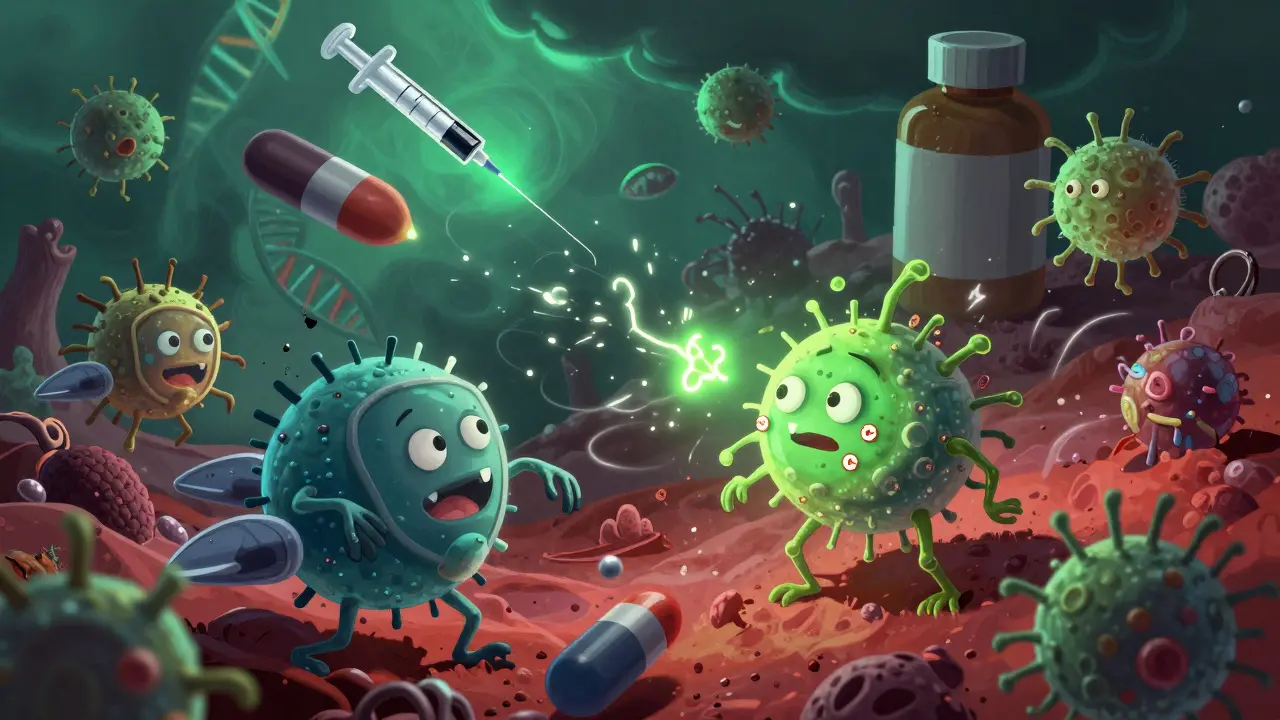 Résistance aux antibiotiques : mutations bactériennes et utilisation appropriée