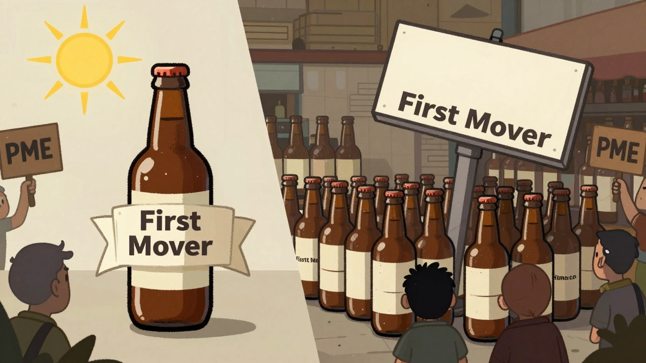 Un marché pharmaceutique divisé : un générique indépendant face à la version autorisée du laboratoire de marque.