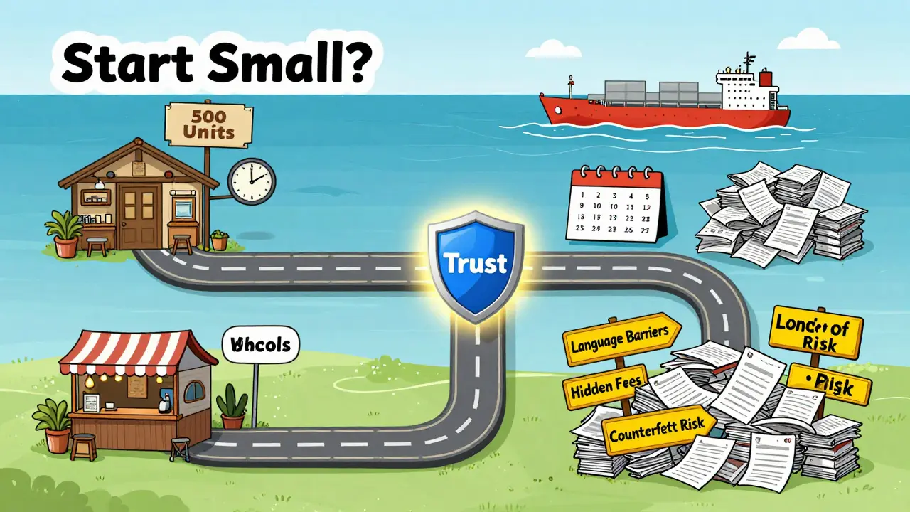 Arbre de décision pour choisir entre fabrication locale et étrangère.