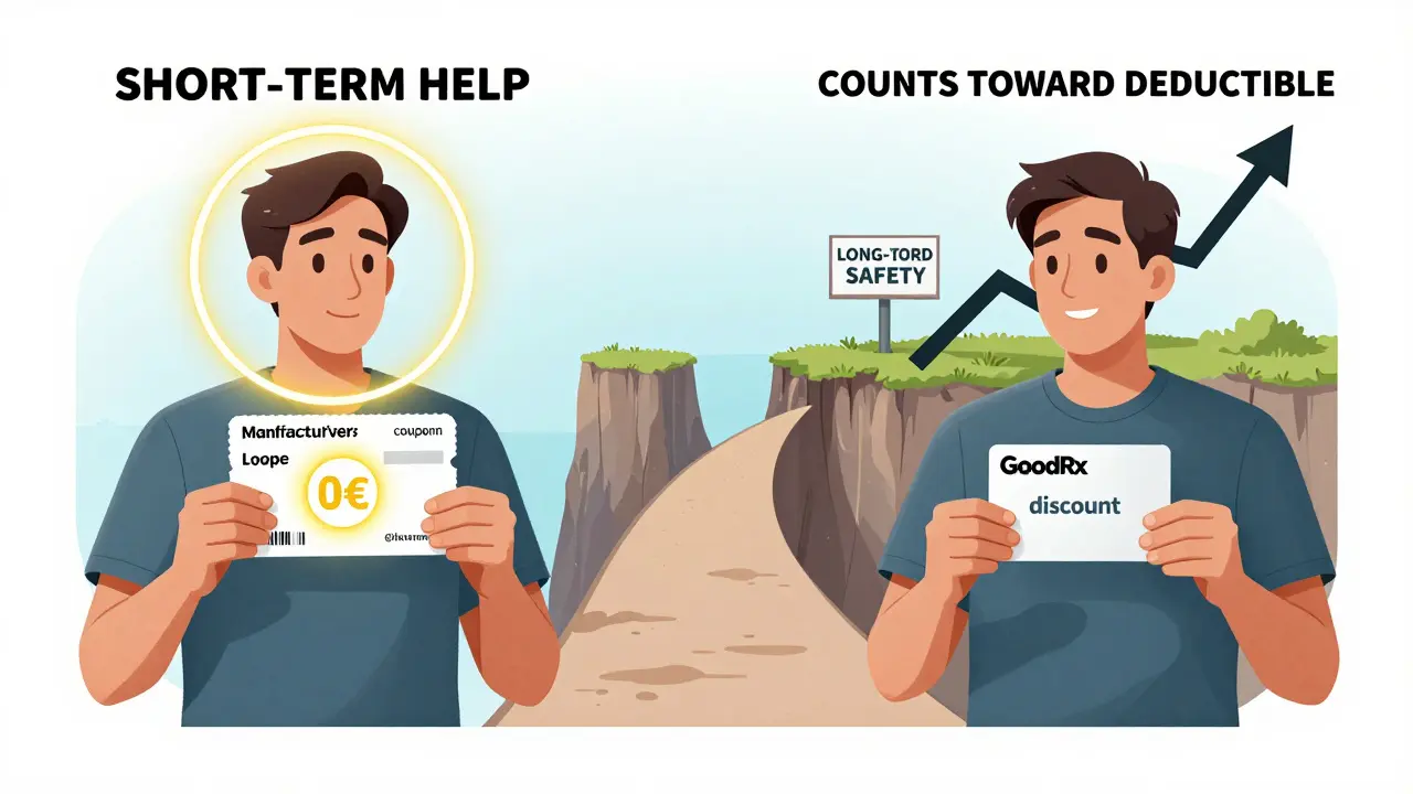 Comparaison visuelle entre une aide fabricant à court terme et une carte tierce à long terme.