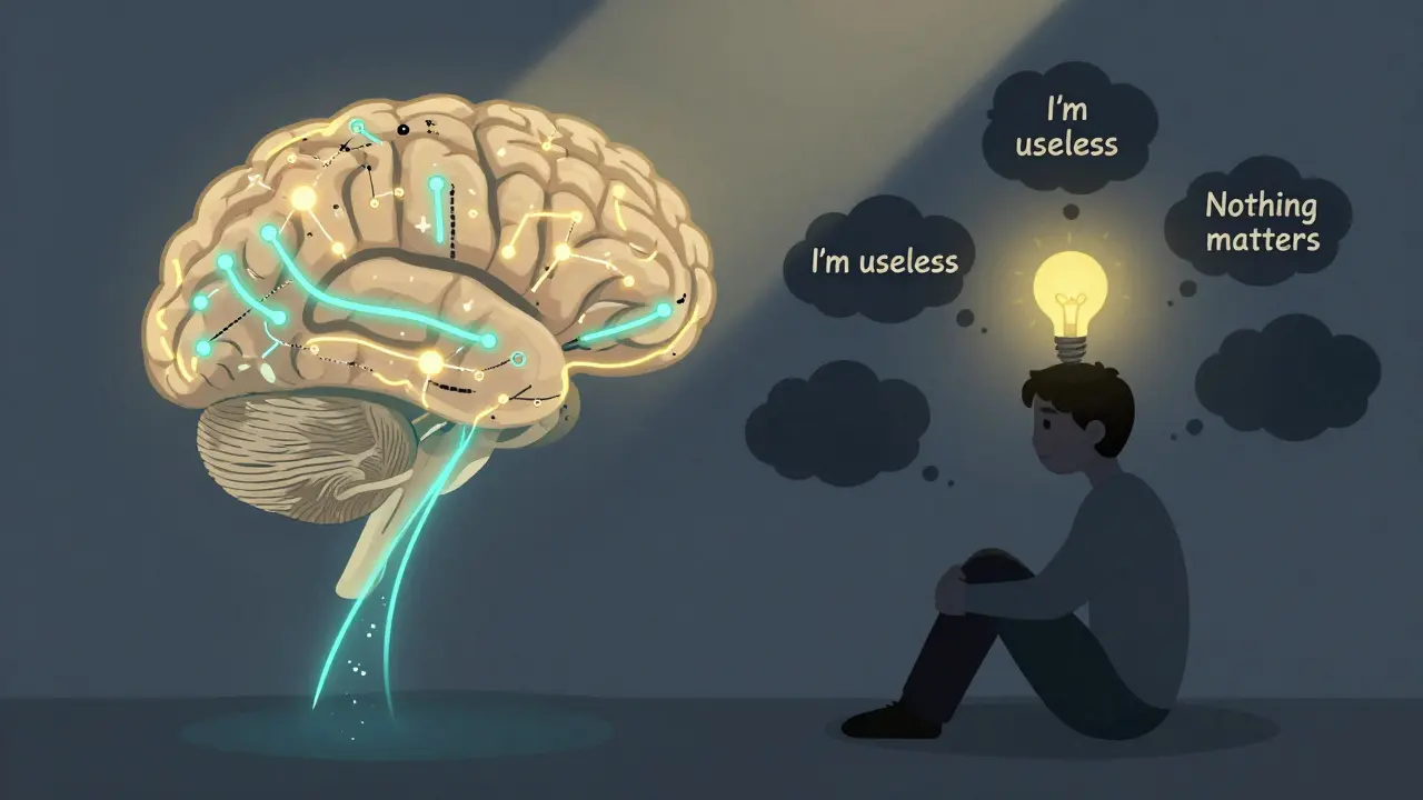 Trouble dépressif majeur : options de traitement avec antidépresseurs et psychothérapie