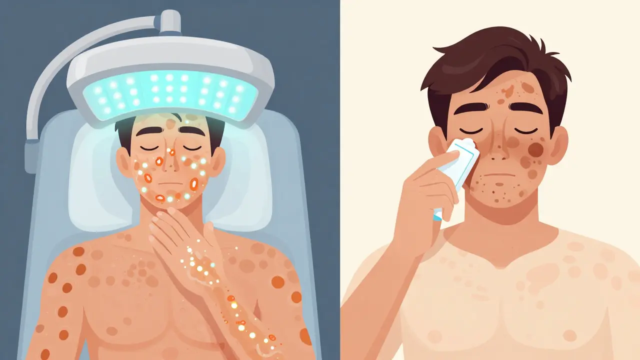 Vitiligo : Combinaison de dépigmentation et de photothérapie - Ce qu'il faut vraiment savoir