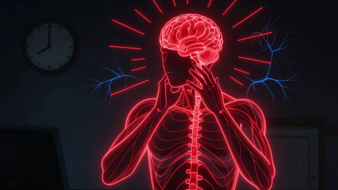 Douleur fibromyalgique : douleur généralisée et utilisation des antidépresseurs