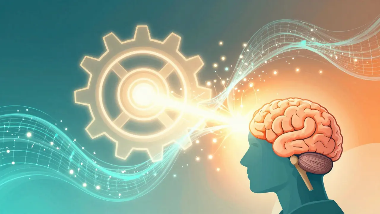 Fusion symbolique d'un engrenage de recherche et d'un flux de données via l'intelligence artificielle.