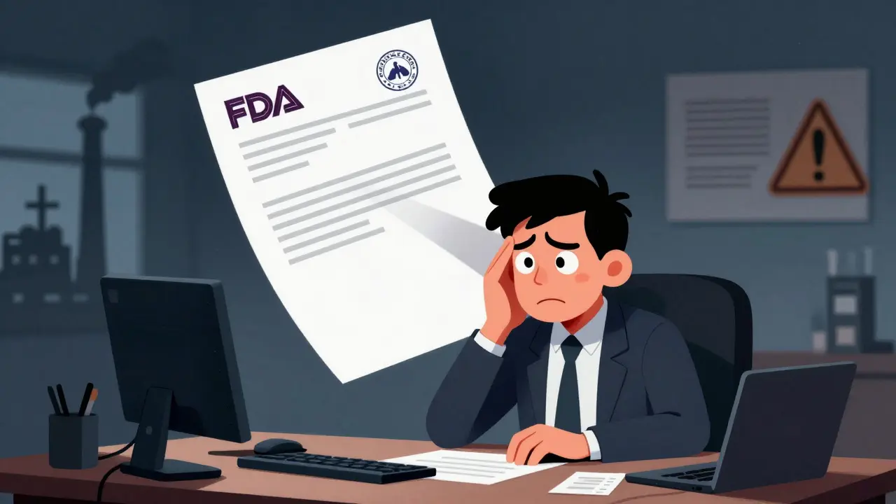 Pouvoirs de l'FDA : sanctions contre les fabricants non conformes