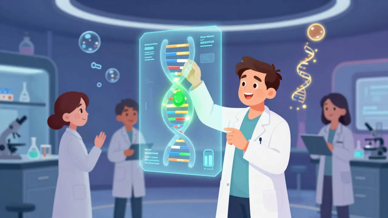 Scène de laboratoire illustrant la recherche sur les statines et la grossesse