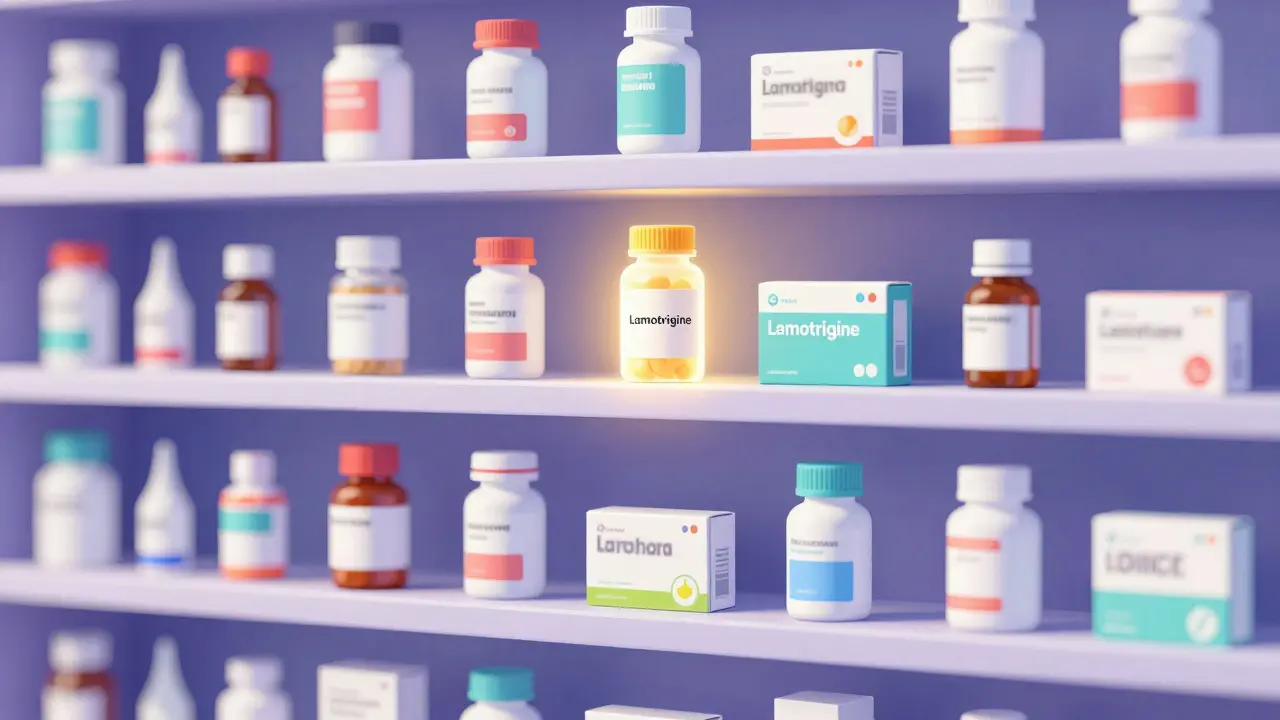 Illustration de bouteilles de médicaments flottant dans un espace numérique organisé