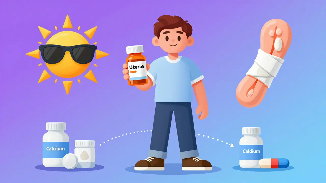 Illustration des effets secondaires et précautions médicamenteuses
